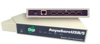 Концентратор сетевой Digi Anywhere USB 5 Multi-host AW-USB-5M-W USB HUB Ethernet RJ45