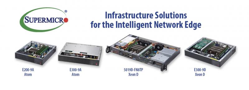 Supermicro Showcases New 5G Ready Intelligent Network Edge and Security Appliances