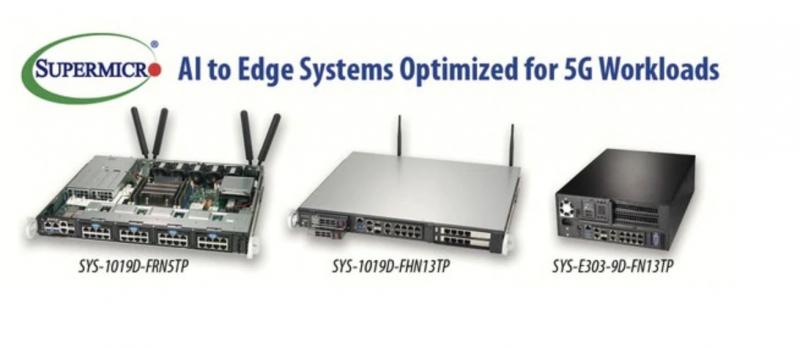 Supermicro Expands Intelligent Edge Product Portfolio to address emerging AI and 5G Technologies