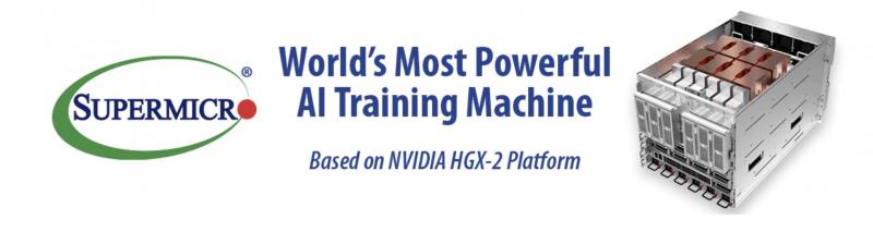 Supermicro New NVIDIA HGX-2 based SuperServer is World’s Most Powerful Cloud Server Platform for AI and HPC
