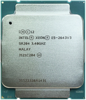 Процессор CPU Intel Xeon E5-2643 v3 (20M Cache, 3.40 GHz 6 Core) SR204