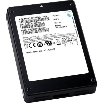 Накопитель SSD SAS 2.5" 3.84Tb 12Gb/s V-NAND TLC Samsung PM1643 <MZILT3T8HALS-00007>