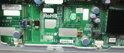 Объединительная плата SuperMicro BPN-SAS3-826EL1 2U на 12x SAS3/SATA3 HDD
