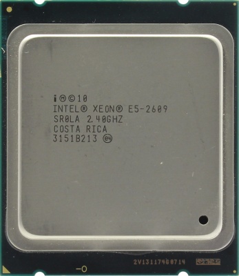 Процессор CPU Intel Xeon E5-2609 v1 (10M Cache, 2.40 GHz 4 Core) SR0LA